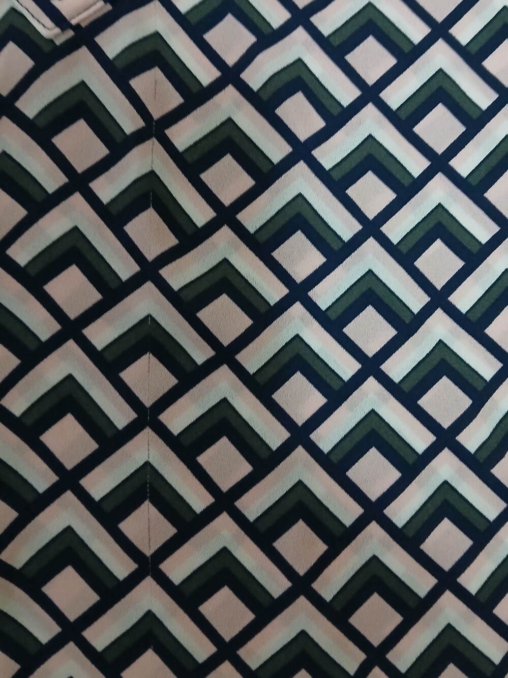 LOFT Geometric Button-Down Blouse - Picture 9 of 9
